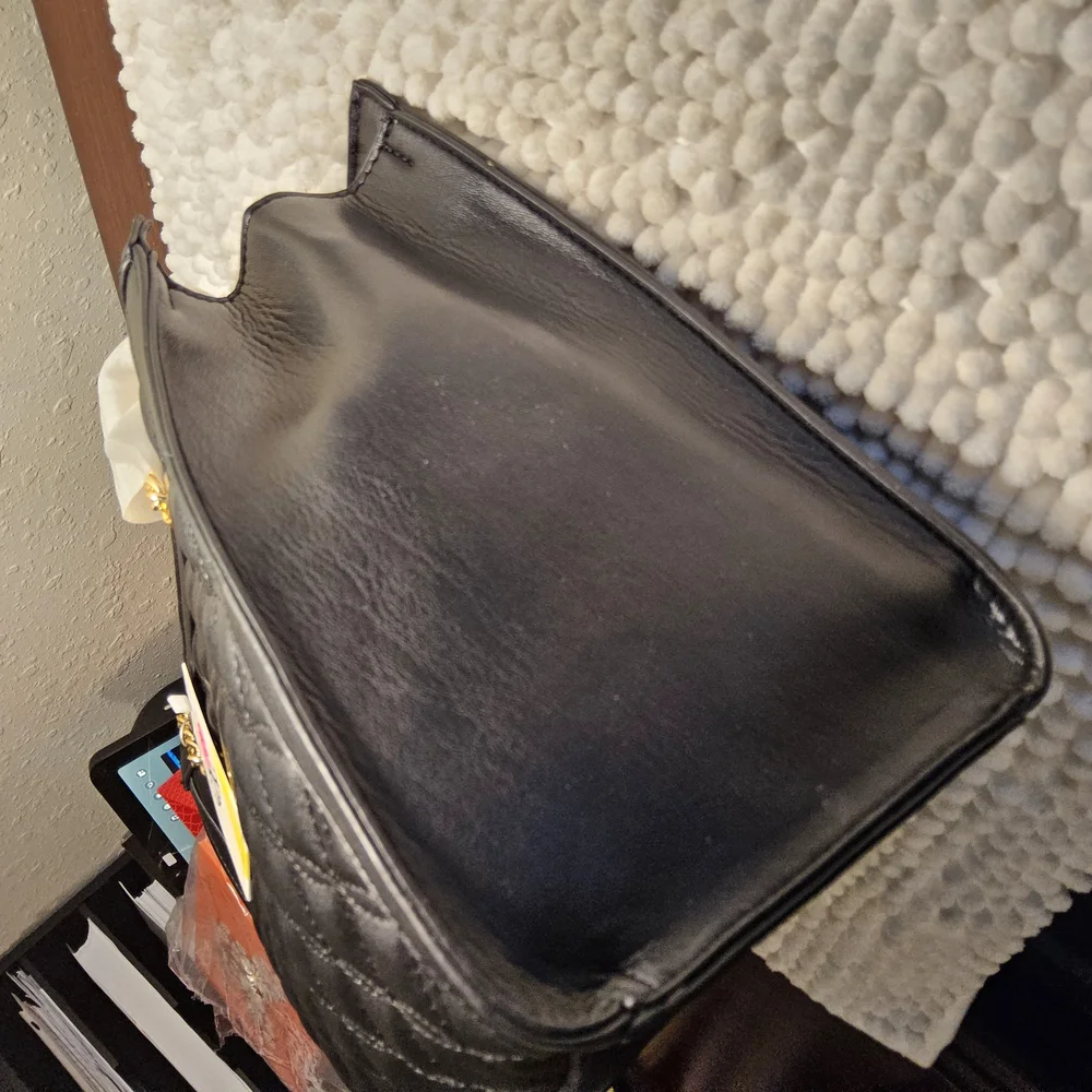 New Christian Lacroix Luxe Cream Quilted Satchel